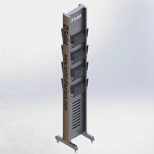 Double-Sided Brochure Display Stand