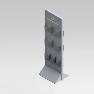 Double-Sided Floor Stand Brochure Display