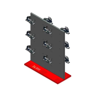 Double-Sided Shoe Display Rack 01