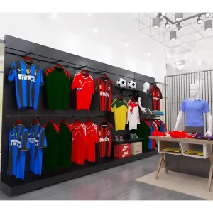 wall display system for clothing