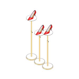 height adjustable shoe display stand set of 3 02